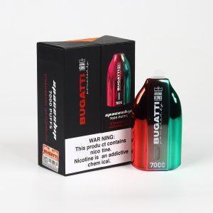 Bugatti spaceship 5% Disposable vape 7000 Puffs (Strawberry Watermelon)