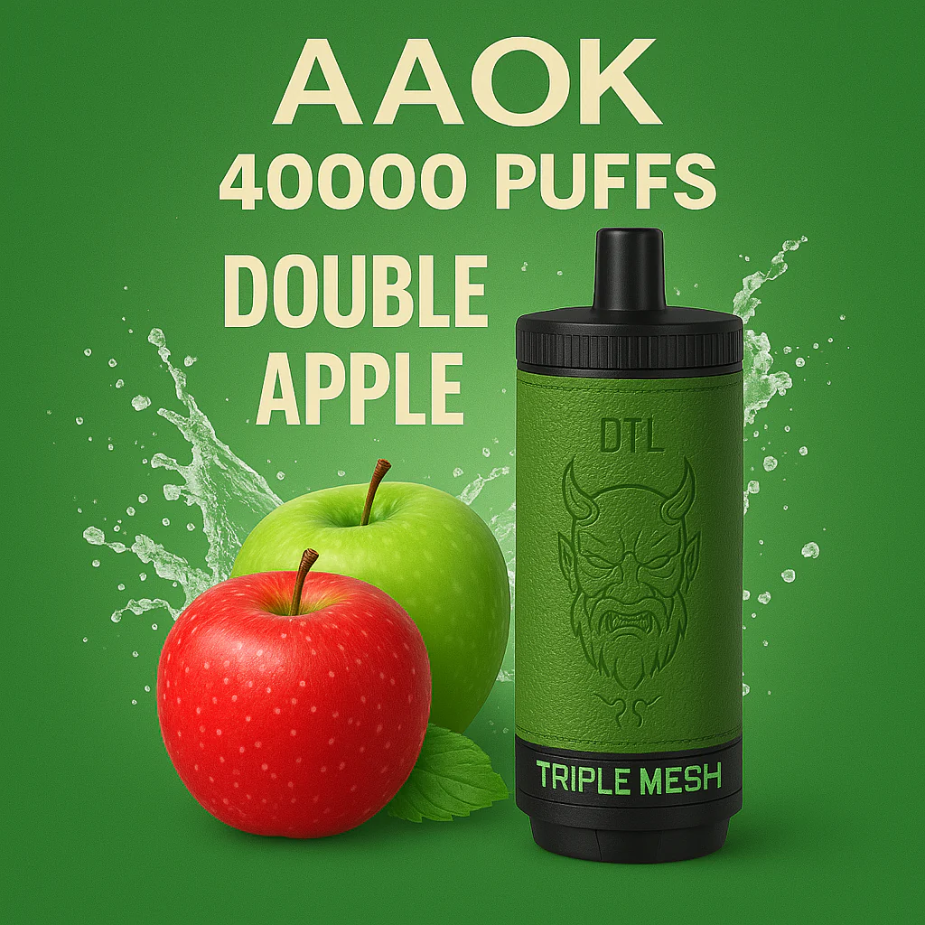 AAOK 40,000 Puffs Double Apple
