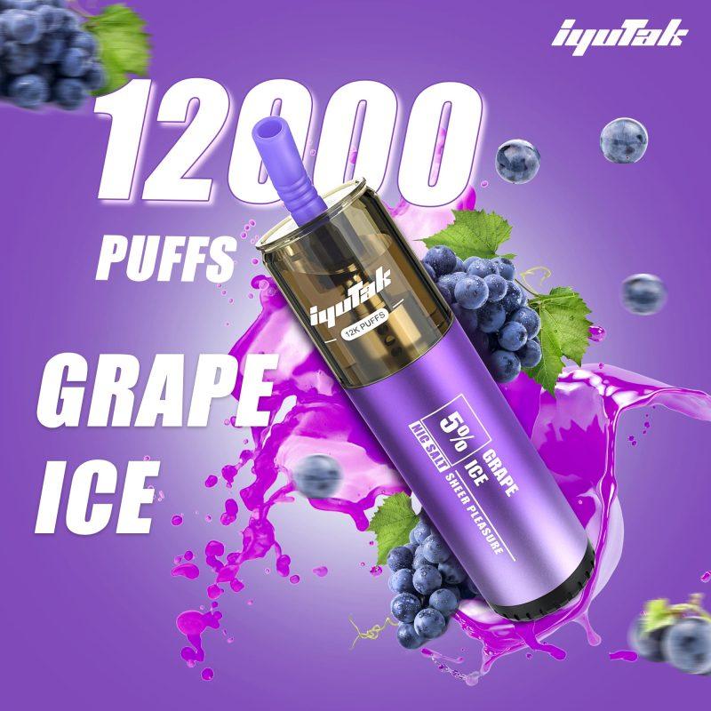 Iyutak 12,000 Puffs Grape Ice