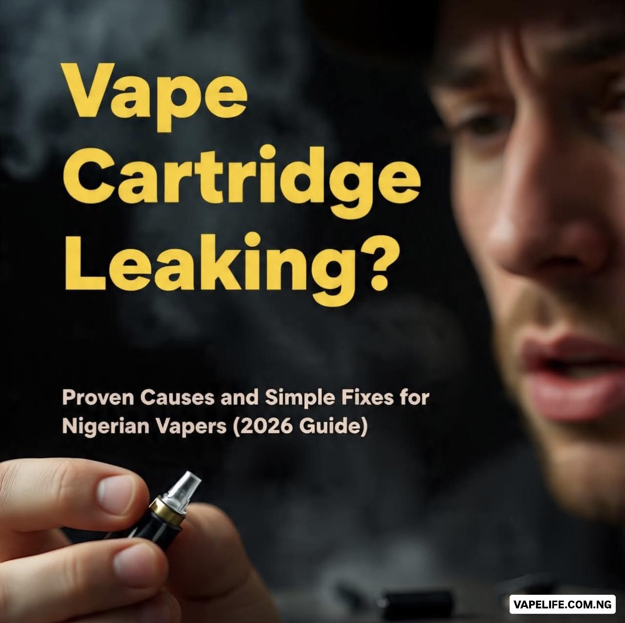 Vape Cartridge Leaking? Proven Causes and Simple Fixes for Nigerian Vapers (2026 Guide)