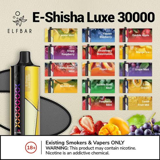 The Elf Bar E-Shisha Luxe 30000 Review: Why It’s the Best 30K Puff Vape in Nigeria